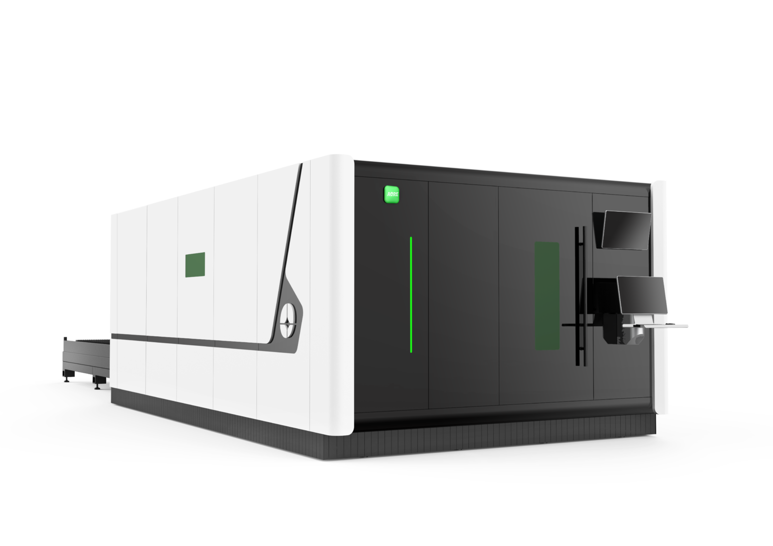 Consumable laser parts on a table