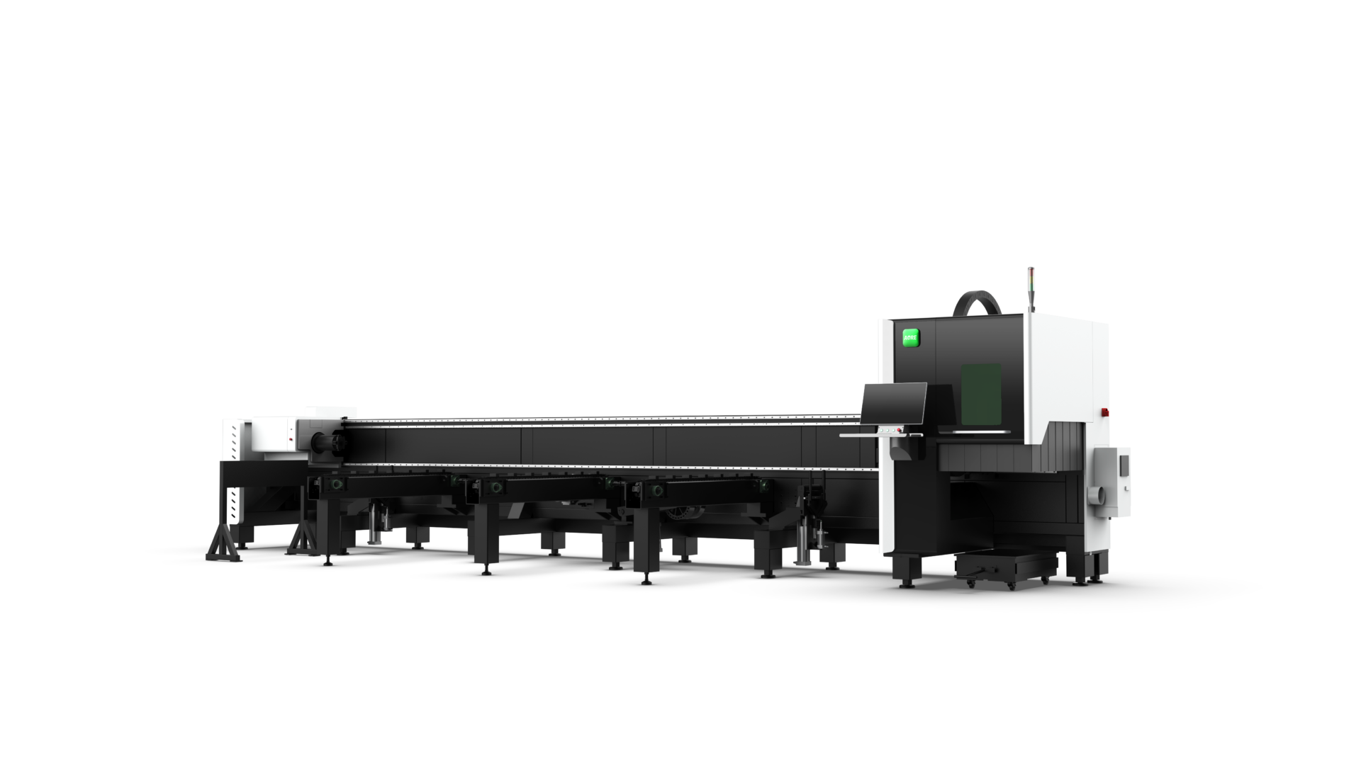 Laser cutter etching a design on wood